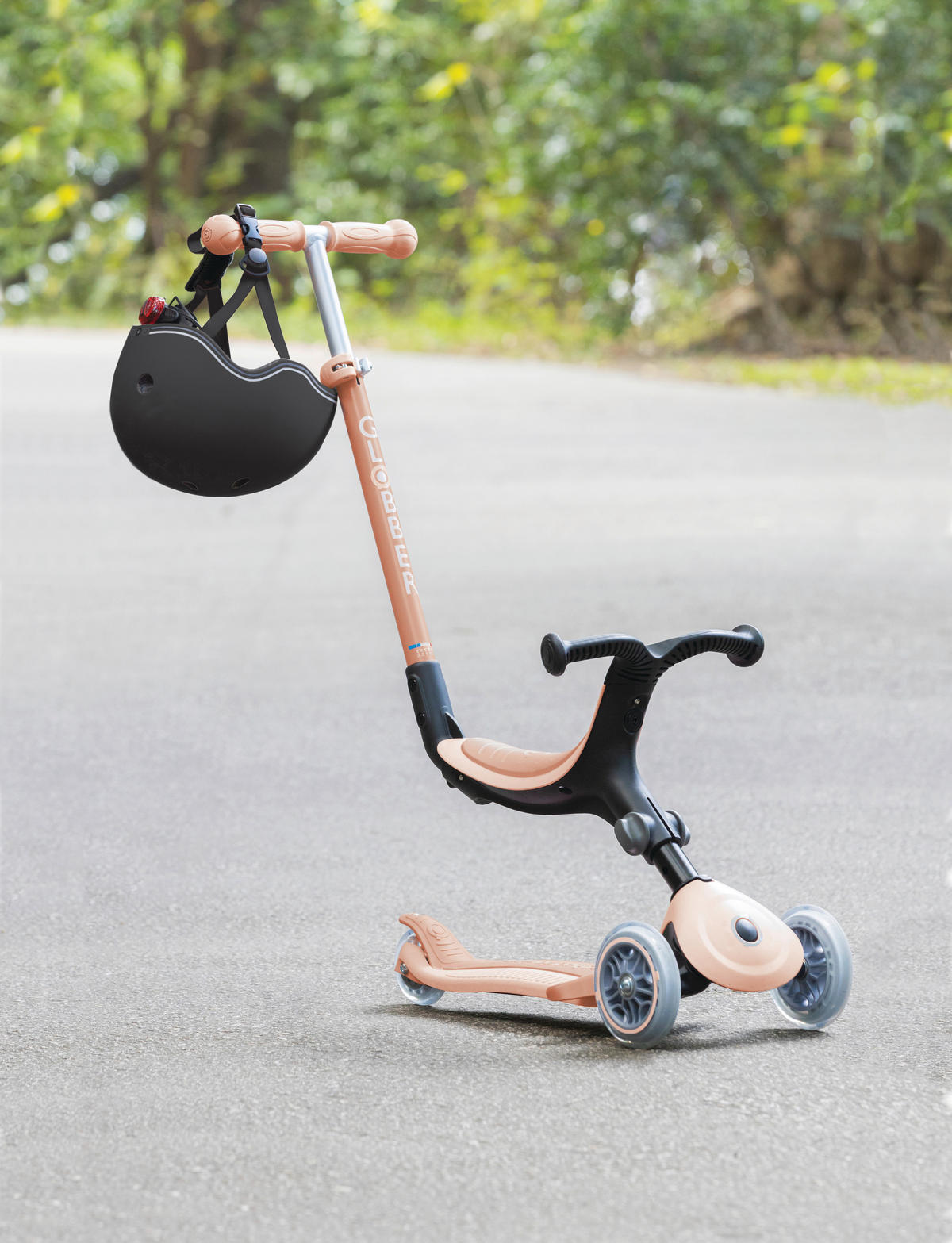 LAUFRAD GO-UP FOLDABLE PLUS ECO 3IN1  - Orange, LIFESTYLE, Kunststoff (73/28/89cm) - GLOBBER