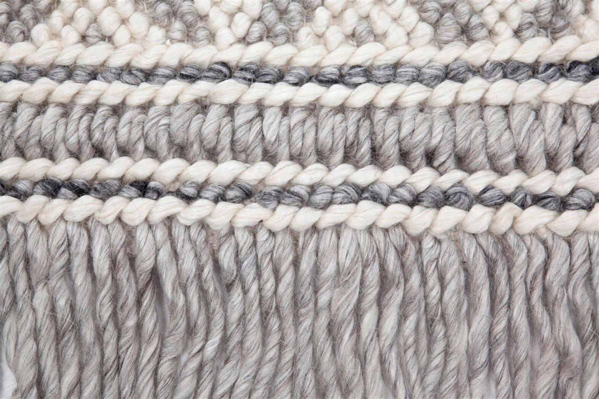 LÄUFER 80/150 cm Natura Naturfarben, Silberfarben  - Silberfarben/Naturfarben, Basics, Textil (80/150cm) - Kayoom