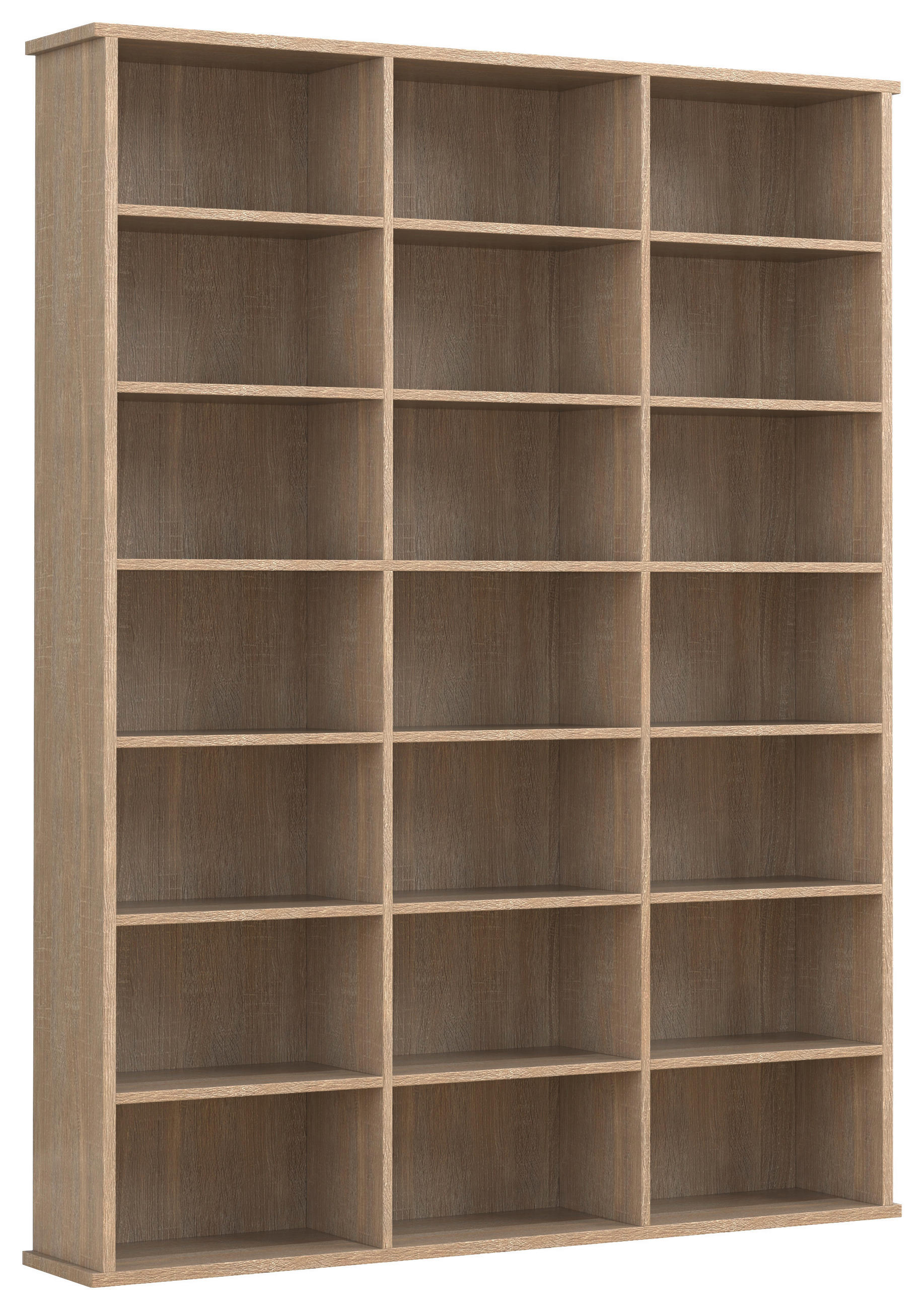 REGAL  Sonoma Eiche  - Sonoma Eiche, Design, Holzwerkstoff (105/136/19cm) - MID.YOU