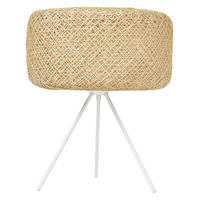 TISCHLEUCHTE 40/48.5 cm  - Beige, Natur, Papier/Metall (40/48.5cm) - Osram