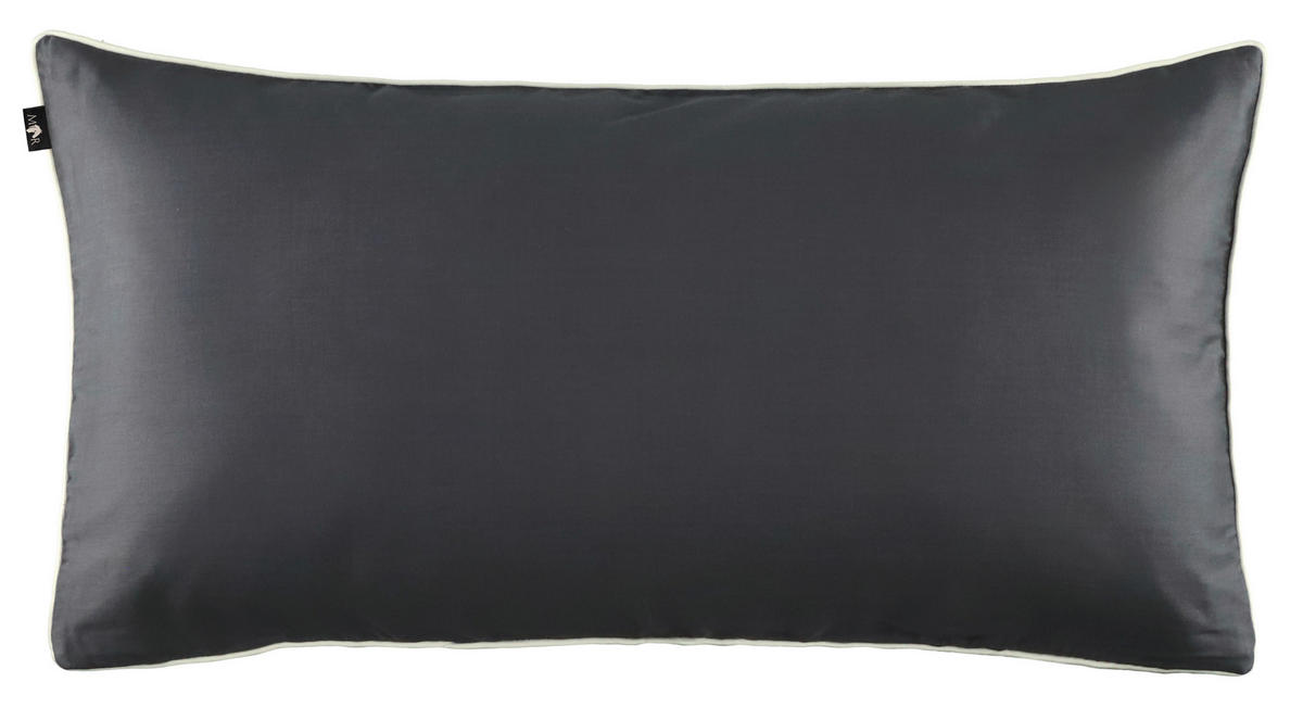 KISSENHÜLLEN-SET Marcel.Remus.Design - Palma anthrazit 40/80 cm  - Anthrazit, Design, Textil (40/80cm) - Marcel Remus