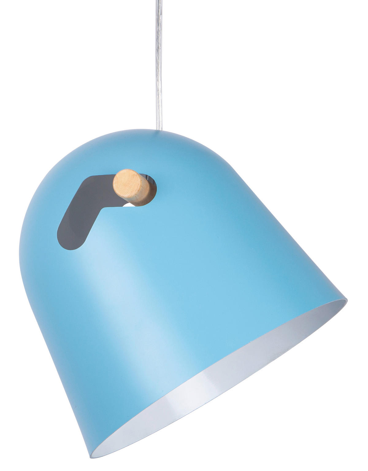 HÄNGELEUCHTE 23/21 cm  - Blau/Weiß, Design, Metall (23/21cm)