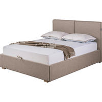 KÁRPITOZOTT ÁGY 160/200 cm   - tölgyfa színű, Basics, faalapú anyag/fa (160/200cm) - Hespo