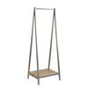 GARDEROBENSTÄNDER in Kieferfarben, Edelstahlfarben 53/162/42 cm   - Edelstahlfarben/Kieferfarben, Design, Holz/Metall (53/162/42cm)