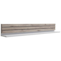 WANDBOARD Grau, Eichefarben  - Eichefarben/Grau, Design, Holzwerkstoff (150/21/20cm) - Stylife