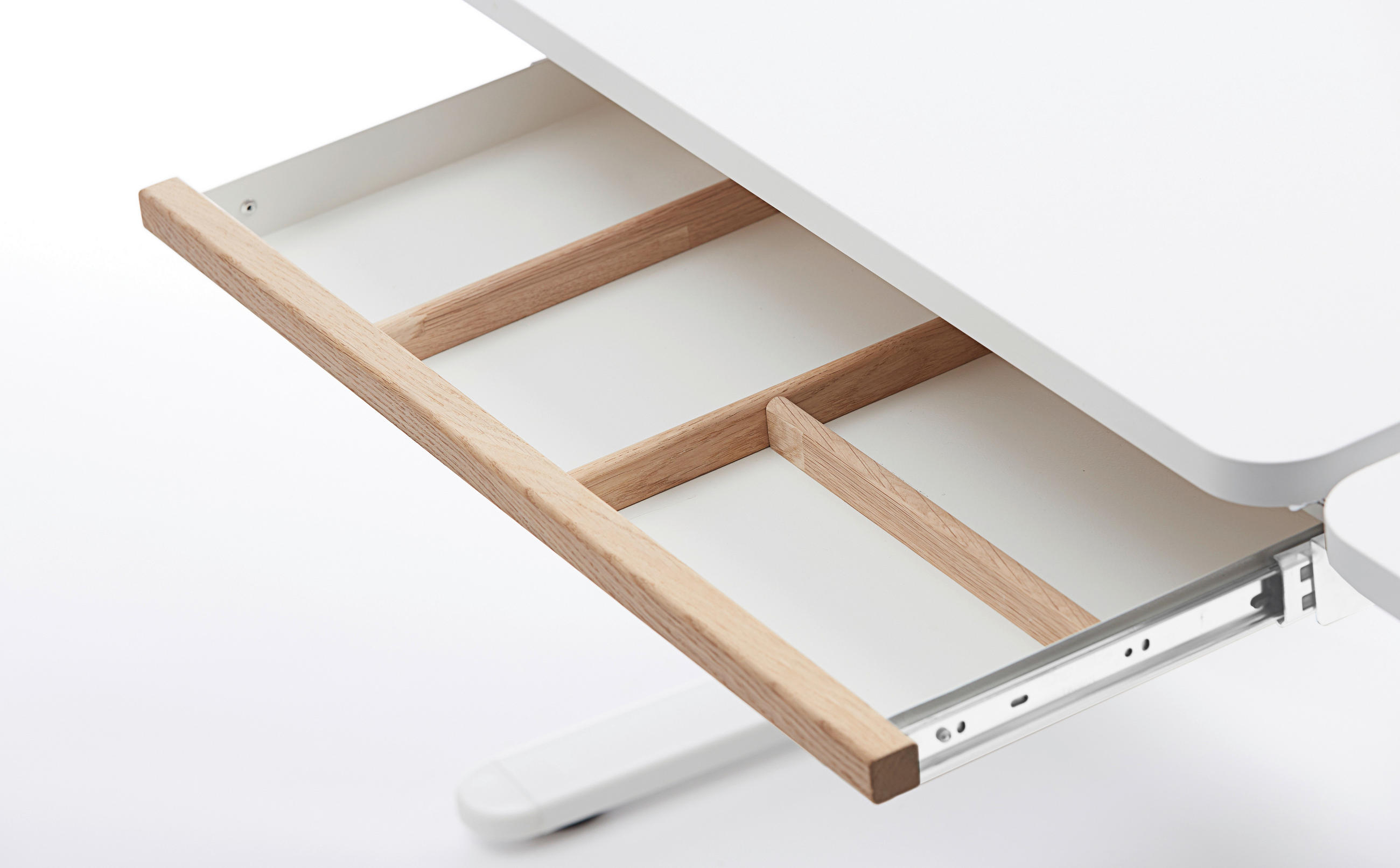 SCHUBLADE - Weiß, Design, Metall (75/5,5cm) - Flexa