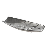 DEKOSCHALE - Silberfarben, Basics, Keramik (13/31/3cm)