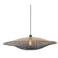 ZÁVĚSNÉ SVÍTIDLO, 87/87/20 cm  - černá/přírodní barvy, Trend (87/87/20cm) - Good & Mojo