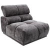 SOFAELEMENT in Flachgewebe Anthrazit  - Anthrazit, Modern, Textil (81/86/113cm) - MID.YOU