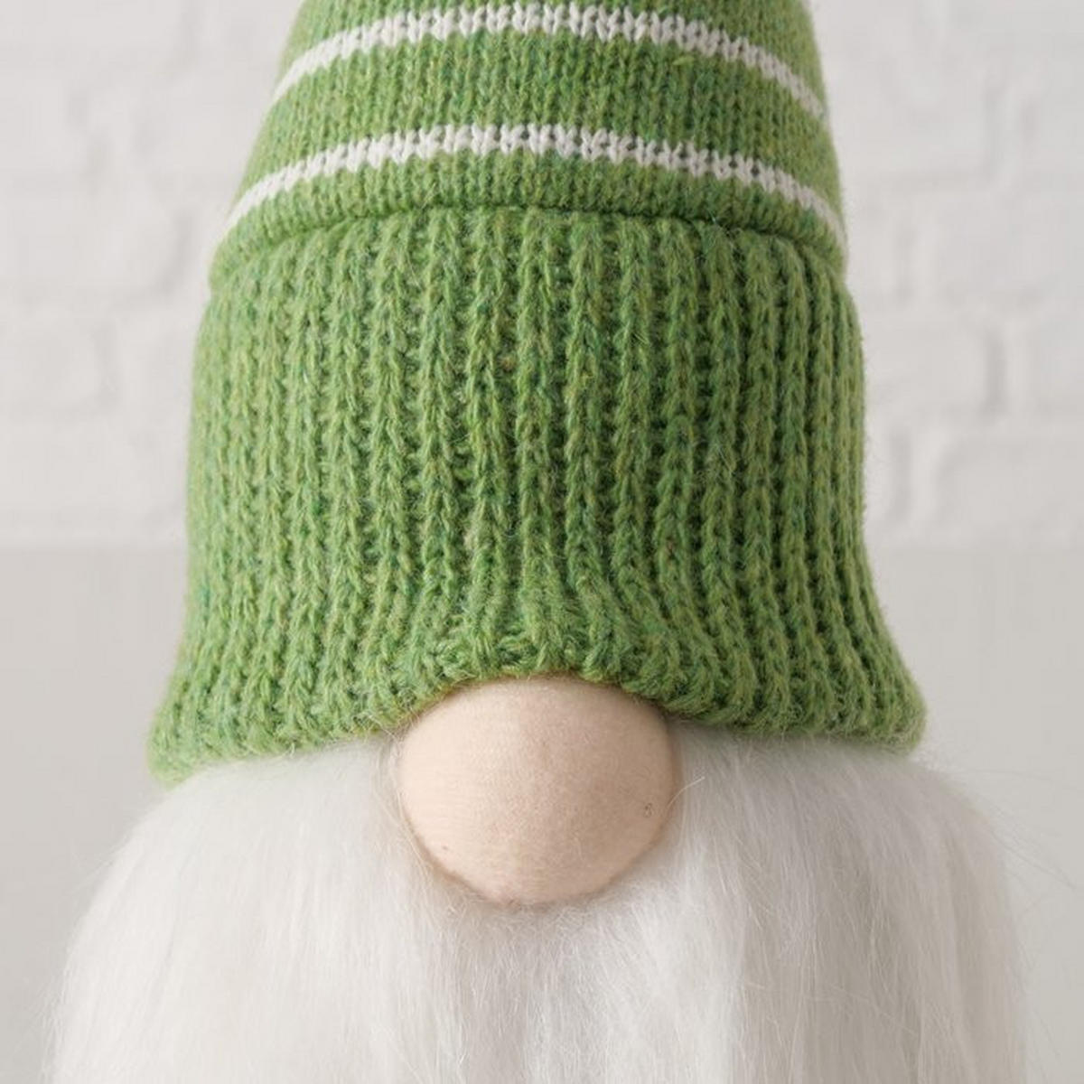 KANTENSITZER - Weiß/Grün, LIFESTYLE, Textil/Metall (15/12/42cm)