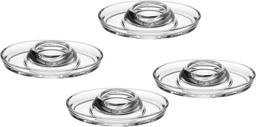 EIERBECHERSET Glas 4-teilig  - Klar, Basics, Glas (13/9/7cm) - Ritzenhoff Breker