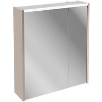 SPIEGELSCHRANK 60/68,3/16,5 cm  - Chromfarben/Kaschmir, MODERN, Glas/Holzwerkstoff (60/68,3/16,5cm) - Voleo