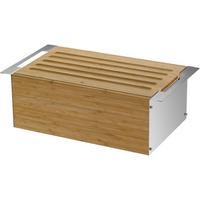 BROTKASTEN 46/26/18 cm  - Braun, Basics, Holz/Metall (46/26/18cm) - WMF