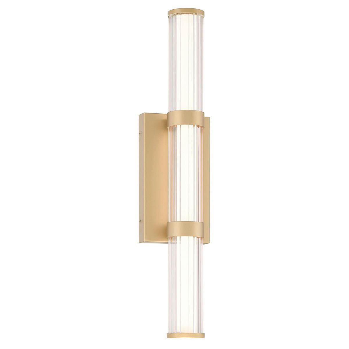LED-WANDLEUCHTE - Goldfarben, Basics, Glas/Metall (10,1/54/10,1cm) - Elstead Lighting