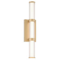 LED-WANDLEUCHTE - Goldfarben, Basics, Glas/Metall (10,1/54/10,1cm) - Elstead Lighting