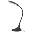 SCHREIBTISCHLEUCHTE Propus 22/17/37,5 cm  - Schwarz, Basics, Kunststoff (22/17/37,5cm) - Novel