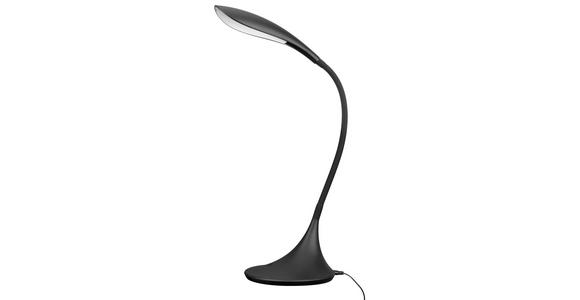 SCHREIBTISCHLEUCHTE Propus 22/17/37,5 cm  - Schwarz, Basics, Kunststoff (22/17/37,5cm) - Novel