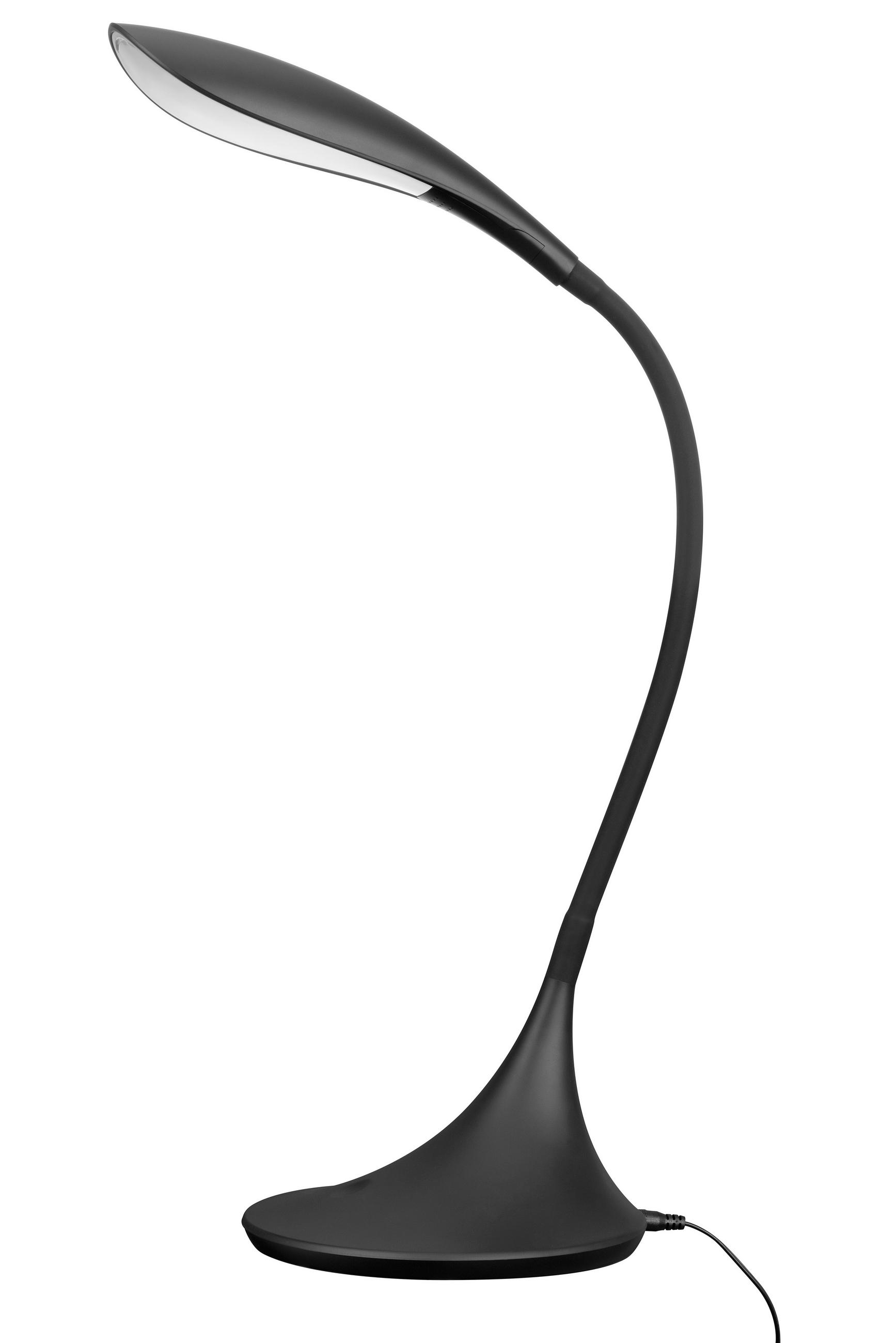 SCHREIBTISCHLEUCHTE - Schwarz, Basics, Kunststoff (22/17/37,5cm) - Novel
