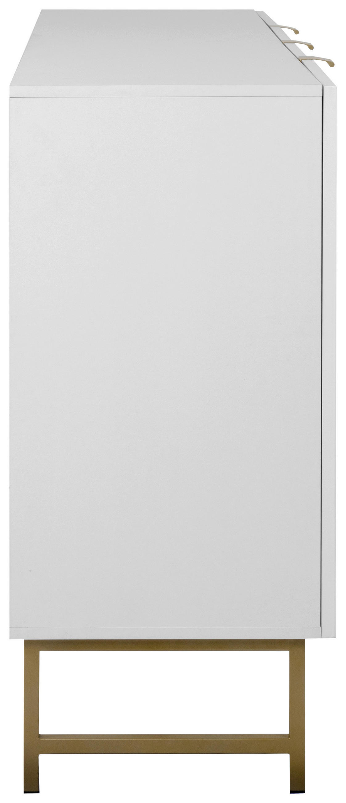 SIDEBOARD  in 179/90/41 cm  - Goldfarben/Weiß, Design, Holzwerkstoff/Kunststoff (179/90/41cm) - MID.YOU