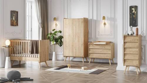 KOMMODE 50,3/127,7/40,4 cm  in Eichefarben  - Eichefarben, MODERN, Holz/Holzwerkstoff (50,3/127,7/40,4cm) - MID.YOU
