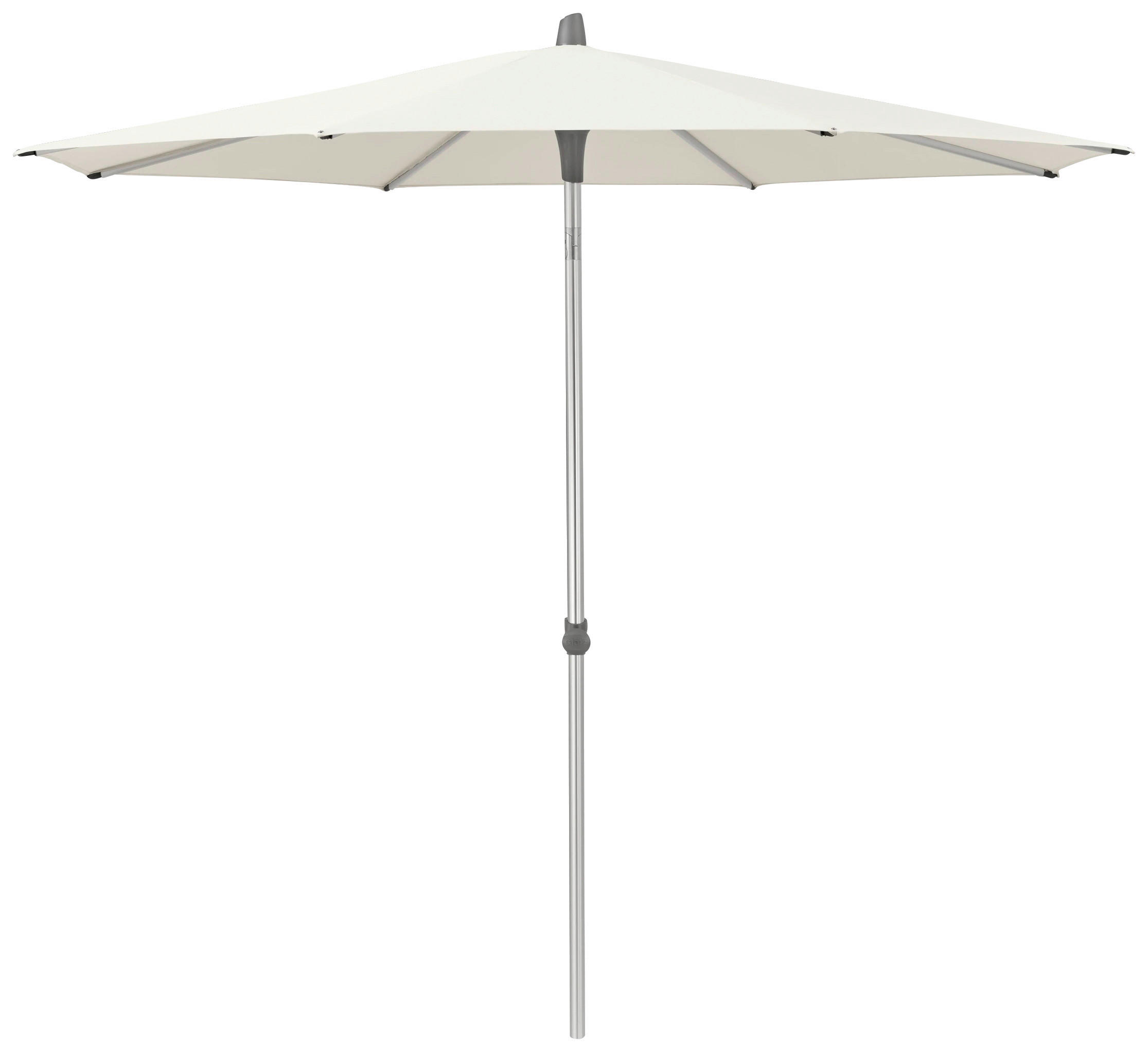 SONNENSCHIRM 300 cm Ecru  - Ecru/Silberfarben, KONVENTIONELL, Textil/Metall (300/300cm) - Glatz