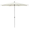 SONNENSCHIRM 300 cm Ecru  - Ecru/Silberfarben, KONVENTIONELL, Textil/Metall (300/300cm) - Glatz