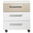 ROLLCONTAINER Sandfarben, Weiß - Sandfarben/Weiß, Design (48/54/41cm)
