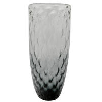 VAZA  25,5/61 cm    staklo  - siva, Dizajnerski, staklo (25,5/61cm) - Ambia Home