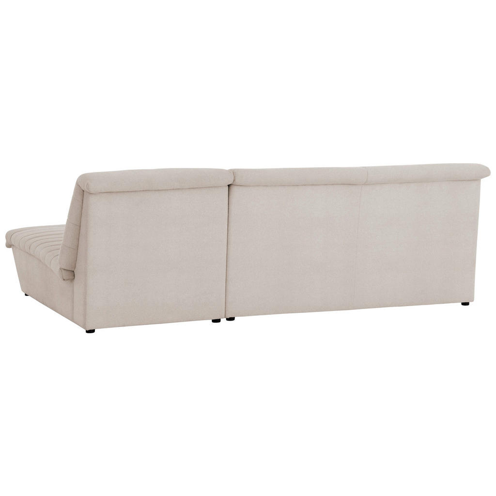 Thumbnail - Looks by W.Joop Ecksofa Looks Viii, Ecru, Textil, Uni, 3-Sitzer, Ottomane rechts, L-Form, 274x168 cm, Made in EU, FSC Mi...