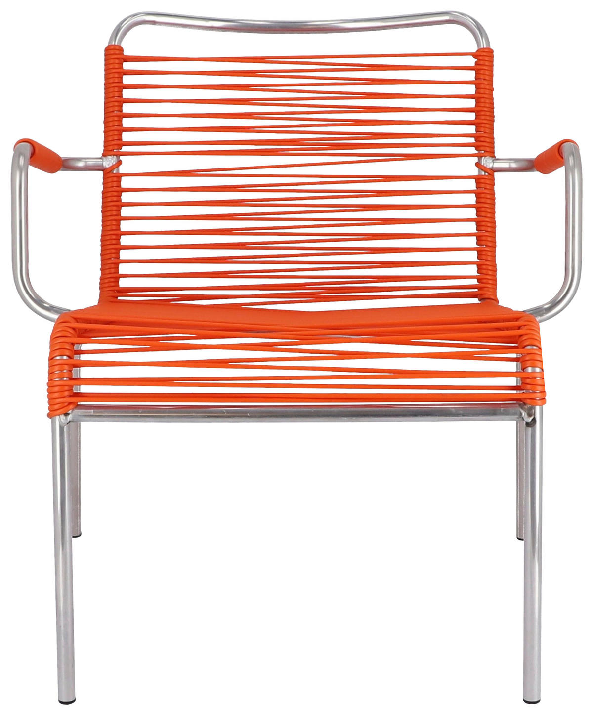 LOUNGESESSEL Orange, Alufarben Aluminium  - Alufarben/Orange, MODERN, Kunststoff/Metall (69/70/66cm) - FIAM