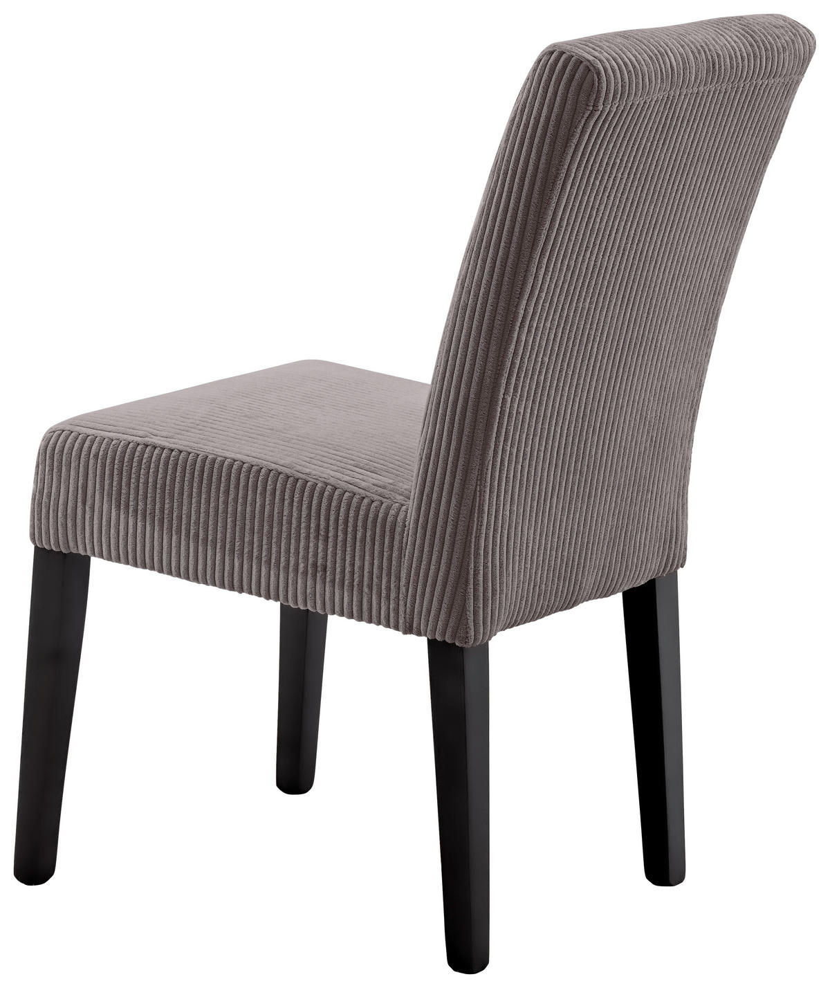 STUHL in Holz, Textil Braun, Schwarz  - Schwarz/Braun, KONVENTIONELL, Holz/Textil (47,5/91,5/63cm) - home24