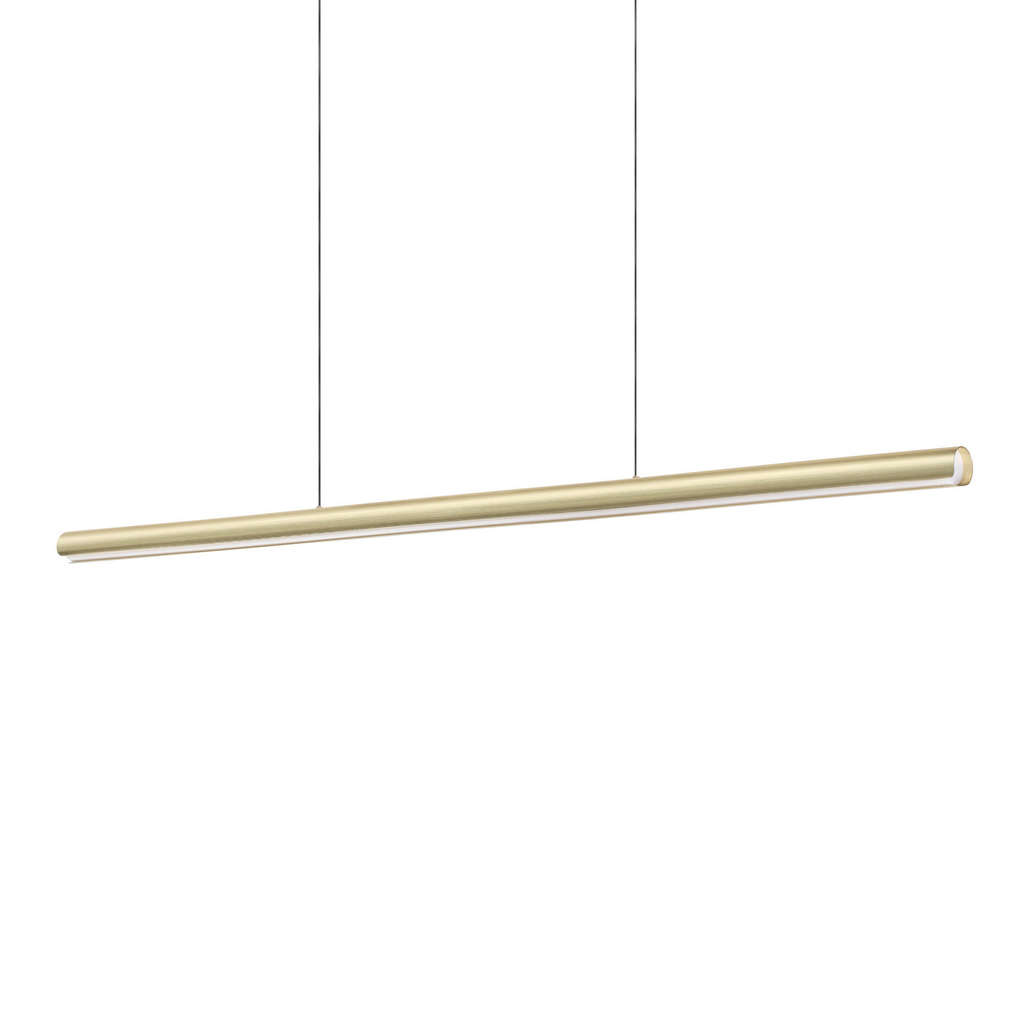 HÄNGELEUCHTE 140/4,5/39 - 218,5 cm  - Messingfarben, Design, Metall (140/4,5/39 - 218,5cm) - Ideal Lux