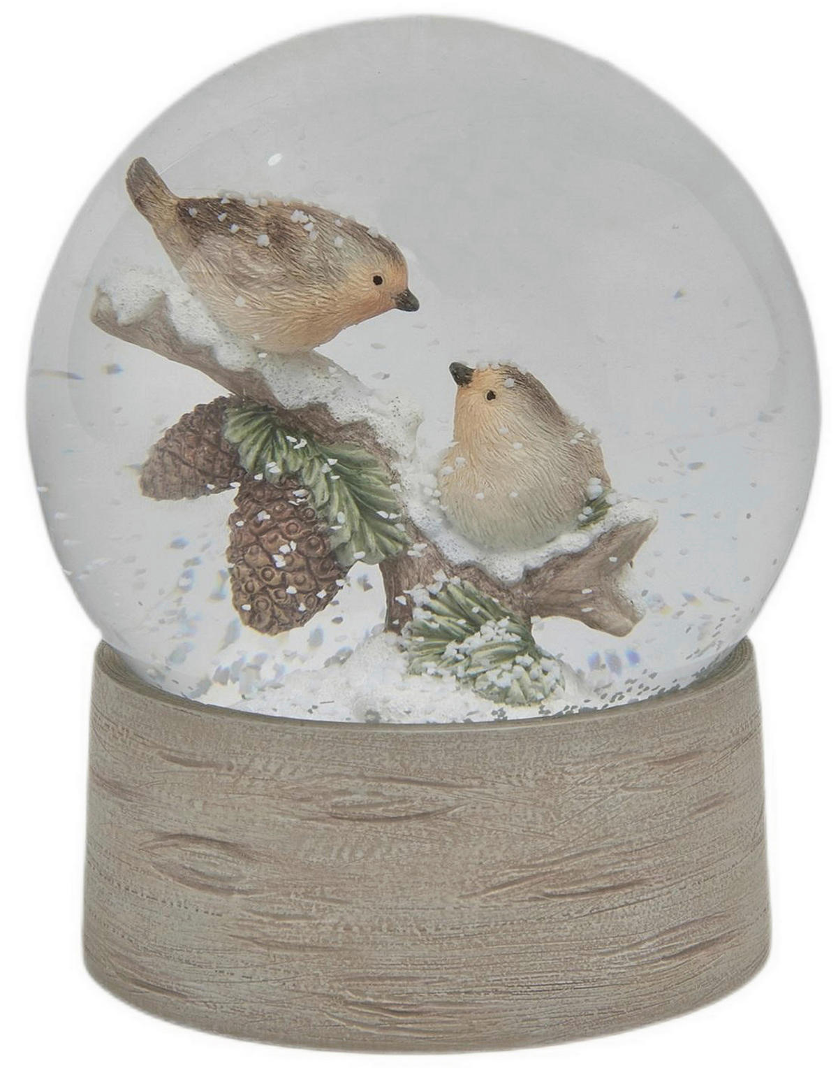 SNĚŽÍTKO - krémová/zelená, Lifestyle, plast/sklo (10/12cm) - X-Mas