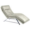 LIEGE in Echtleder Weiss  - Chromfarben/Weiss, Basics, Leder/Metall (75/91/170cm) - Chilliano