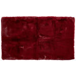 BADEMATTE  70/120 cm  Rot   - Rot, Design, Kunststoff/Textil (70/120cm) - Esposa