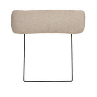 NACKSTÖD i  - beige, Design, metall/textil (62/62/14cm) - Pure Home Comfort