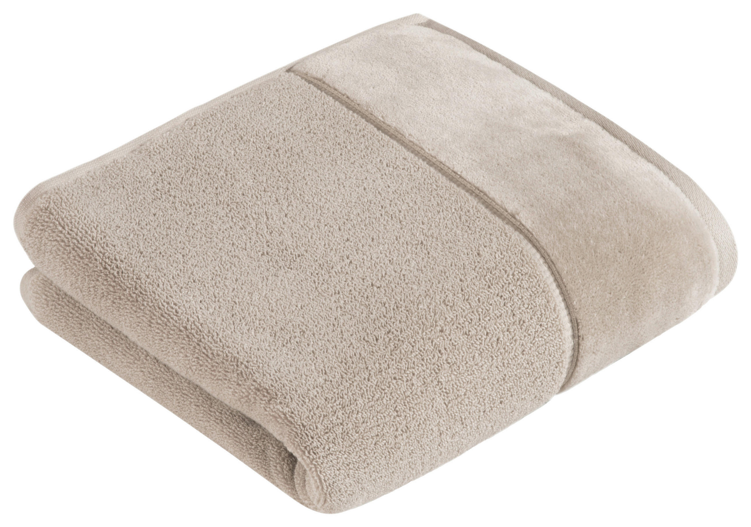 HANDTUCH 110/60 cm Pure NOS Vossen Wäsche Grau  - Grau, Basics, Textil (110/60cm) - Vossen