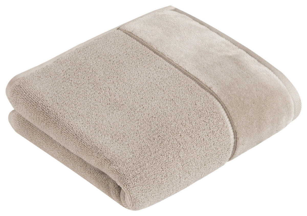 HANDTUCH 110/60 cm Pure NOS Vossen Wäsche Grau  - Grau, Basics, Textil (110/60cm) - Vossen
