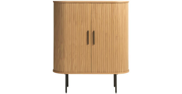 HIGHBOARD Eichefarben 100/118/40 cm - Eichefarben/Schwarz, Trend, Holz/Holzwerkstoff (100/118/40cm) - Xora