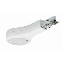 SCHIENENSYSTEM-ENDKAPPE URail 14,1/2,7/5,7 cm  - Weiß, Design, Metall (14,1/2,7/5,7cm) - Paulmann