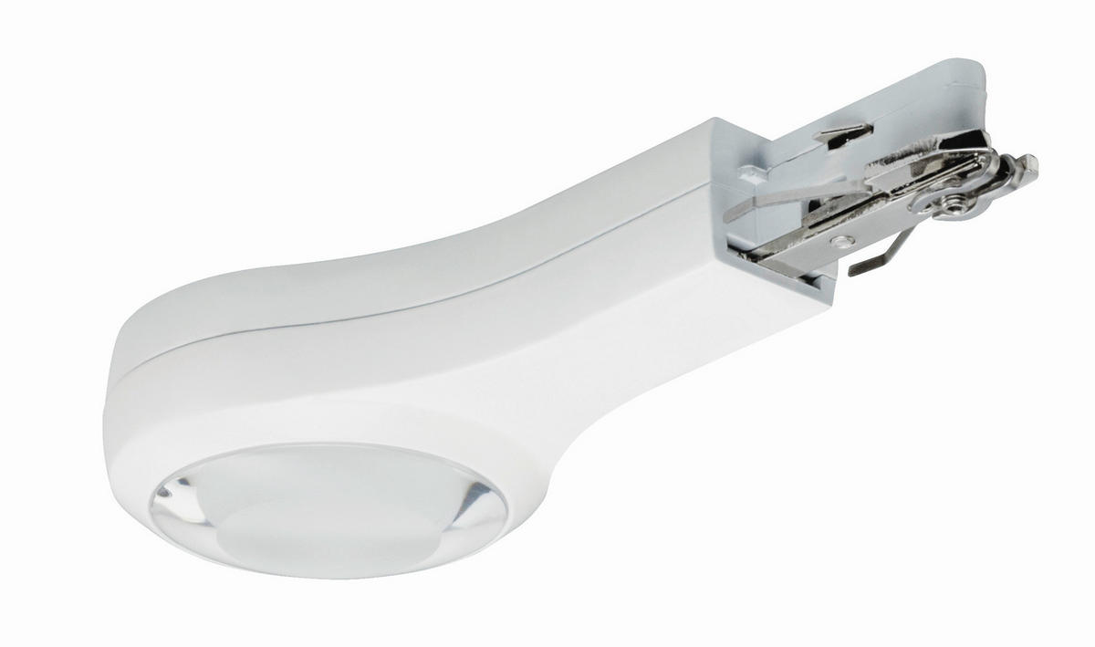 SCHIENENSYSTEM-ENDKAPPE URail 14,1/2,7/5,7 cm  - Weiß, Design, Metall (14,1/2,7/5,7cm) - Paulmann