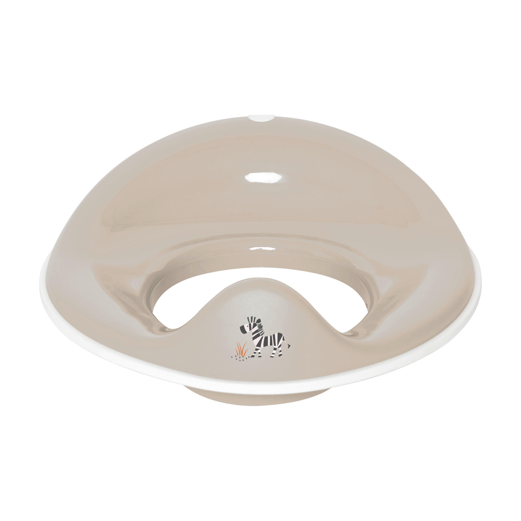 TOILETTENTRAINER STEPPE  - Taupe, Basics, Kunststoff (38,4/31/9,6cm) - Bebe Jou