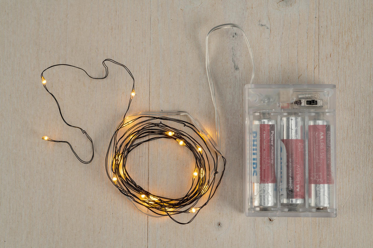 LED-DEKOLEUCHTE - Schwarz, Basics, Metall (200cm)