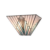 WANDLEUCHTE   - Dunkelbraun/Multicolor, KONVENTIONELL, Glas/Metall (17,3/30,5/12,8cm) - Elstead Lighting