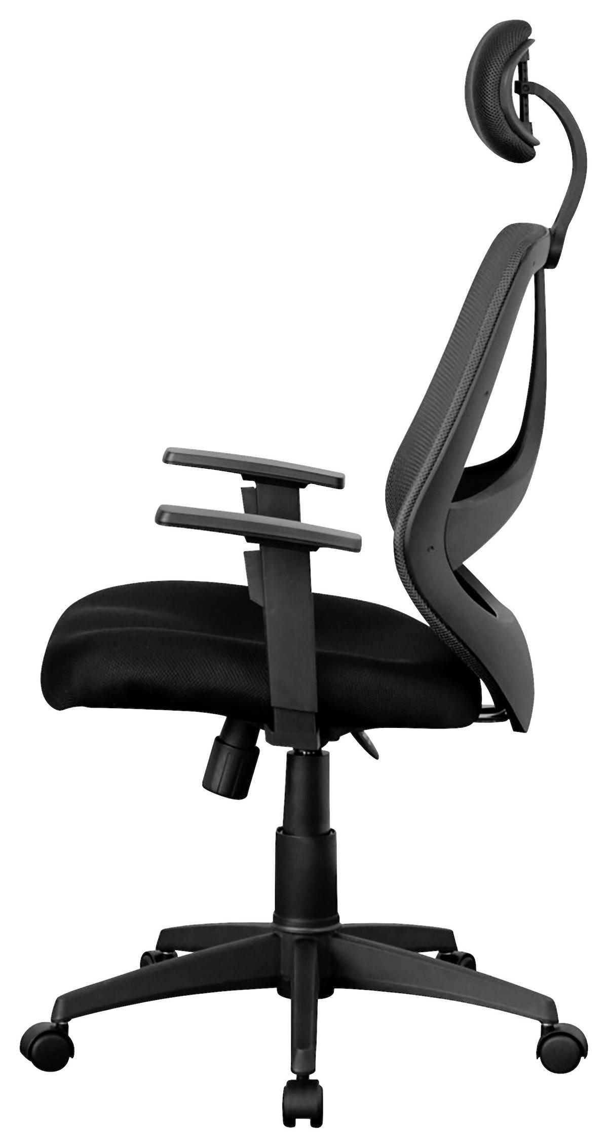 DREHSTUHL  in Netzbespannung, Webstoff  - Modern (61/127/57cm) - MID.YOU
