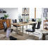 ESSTISCH in Holz, Metall 160/90/76 cm - Edelstahlfarben/Eichefarben, Design, Holz/Metall (160/90/76cm) - Novel ESSTISCH in Holz, Metall 160/90/76 cm - Edelstahlfarben/Eichefarben, Design, Holz/Metall (160/90/76cm) - Novel