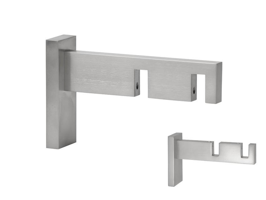 DOPPELTRÄGER  - Edelstahlfarben, Basics, Metall (32/11cm) - Homeware
