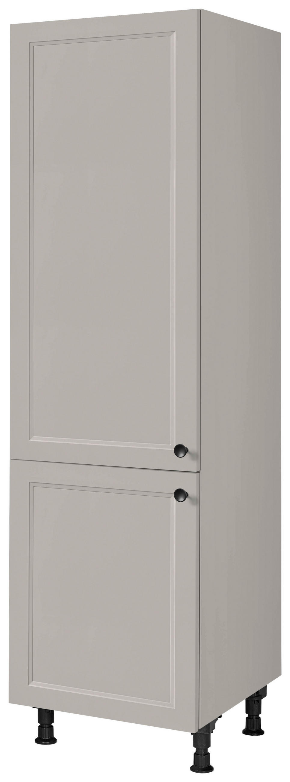 GERÄTEUMBAUSCHRANK 60/216,6/58 cm  in Grau  - Edelstahlfarben/Grau, MODERN, Holzwerkstoff/Metall (60/216,6/58cm) - Nobilia