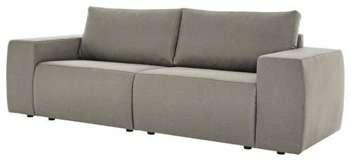 2-SITZER-SOFA in Webstoff Braun  - Schwarz/Braun, Design, Kunststoff/Textil (242/87/89cm) - LOOKS by W.Joop