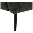 SCHLAFSOFA Chenille Anthrazit  - Anthrazit/Schwarz, KONVENTIONELL, Textil/Metall (228/75/98cm) - Carryhome